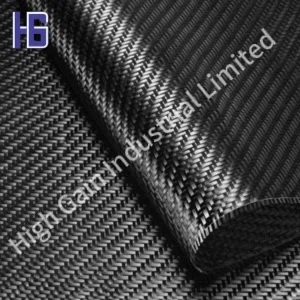 Lembaran serat karbon hitam